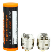 Geek Vape Eagle HBC-S02 Staggered Fused Clapton Single Coil 0.4Ohm